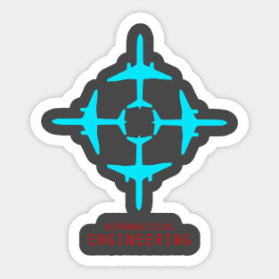 aeronautical engineering aerospace engineer Sticker